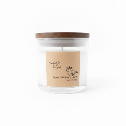 (NEW) Candlelight Delights Signatures Bourbon Strawberry & Vanilla