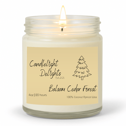 Balsam Cedar Forest 4oz - Candlelight Delights