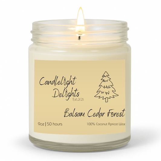 Balsam Cedar Forest 9oz - Candlelight Delights