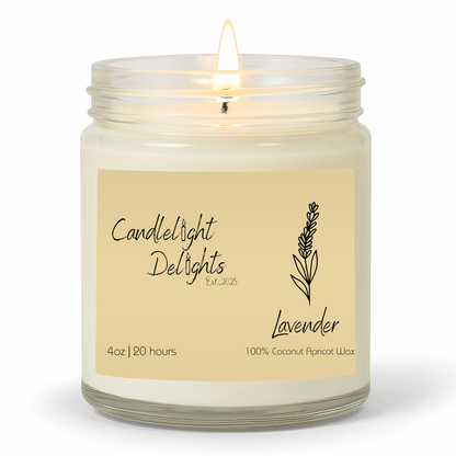 (NEW) Lavender 4oz - Candlelight Delights