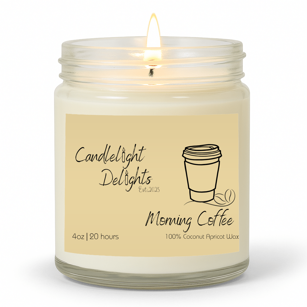 (NEW) Morning Coffee 4oz - Candlelight Delights