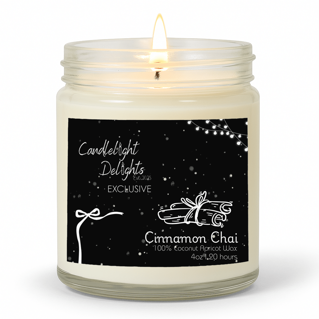 (PRE ORDER) Candlelight Delights Exclusive Cinnamon Chai 4oz - Candlelight Delights