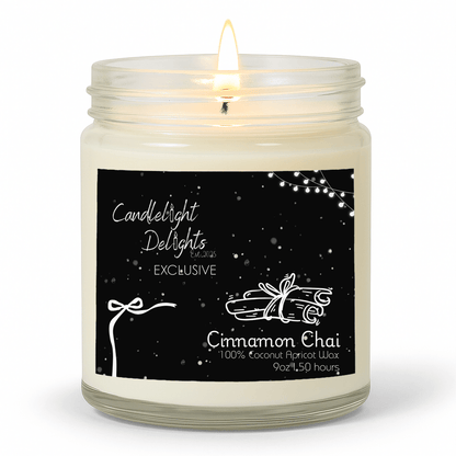 (PRE ORDER) Candlelight Delights Exclusive Cinnamon Chai 9oz - Candlelight Delights
