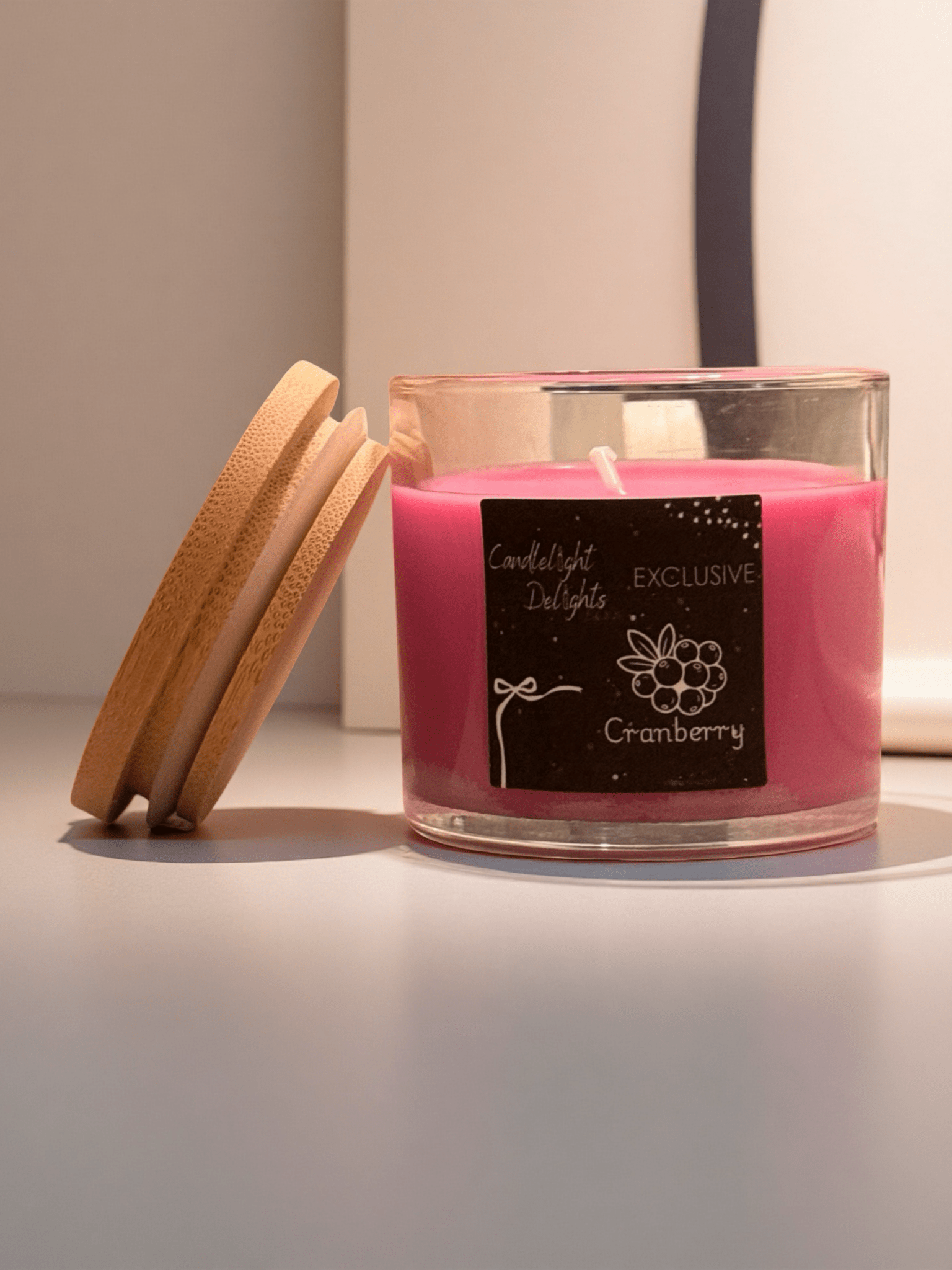 (PRE ORDER) Candlelight Delights Exclusive Handmade Cranberry - Candlelight Delights