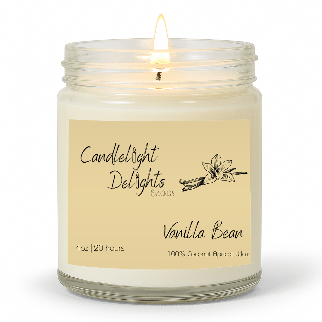 Vanilla Bean 4oz - Candlelight Delights