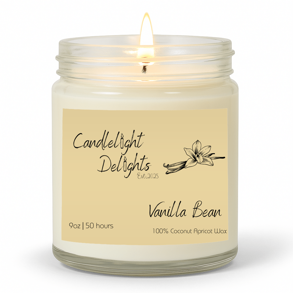 Vanilla Bean 9oz - Candlelight Delights