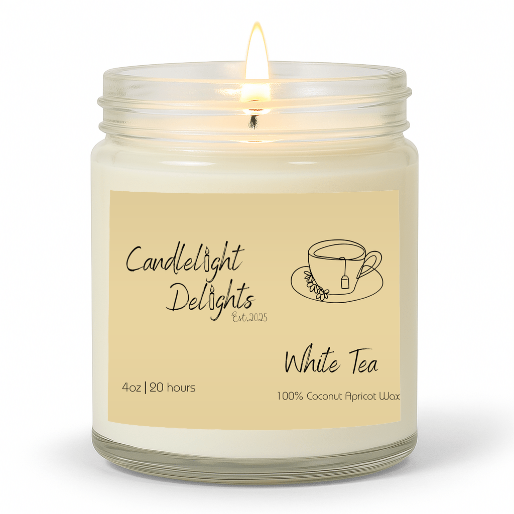 White Tea 4oz - Candlelight Delights