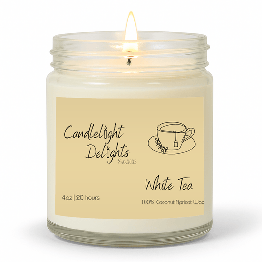 White Tea 4oz - Candlelight Delights