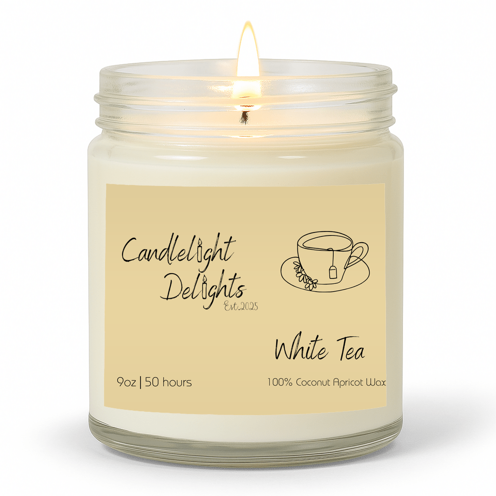 White Tea 9oz - Candlelight Delights